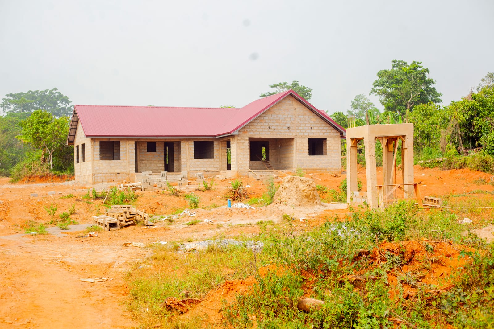 Construction of Chps Compound at Abisim Yeboah