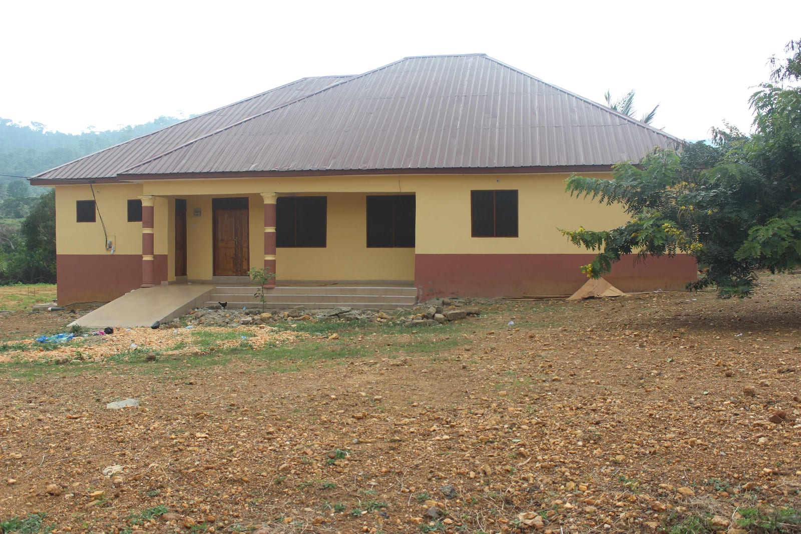 Construction of CHPS Compound at Akyem-Adukrom
