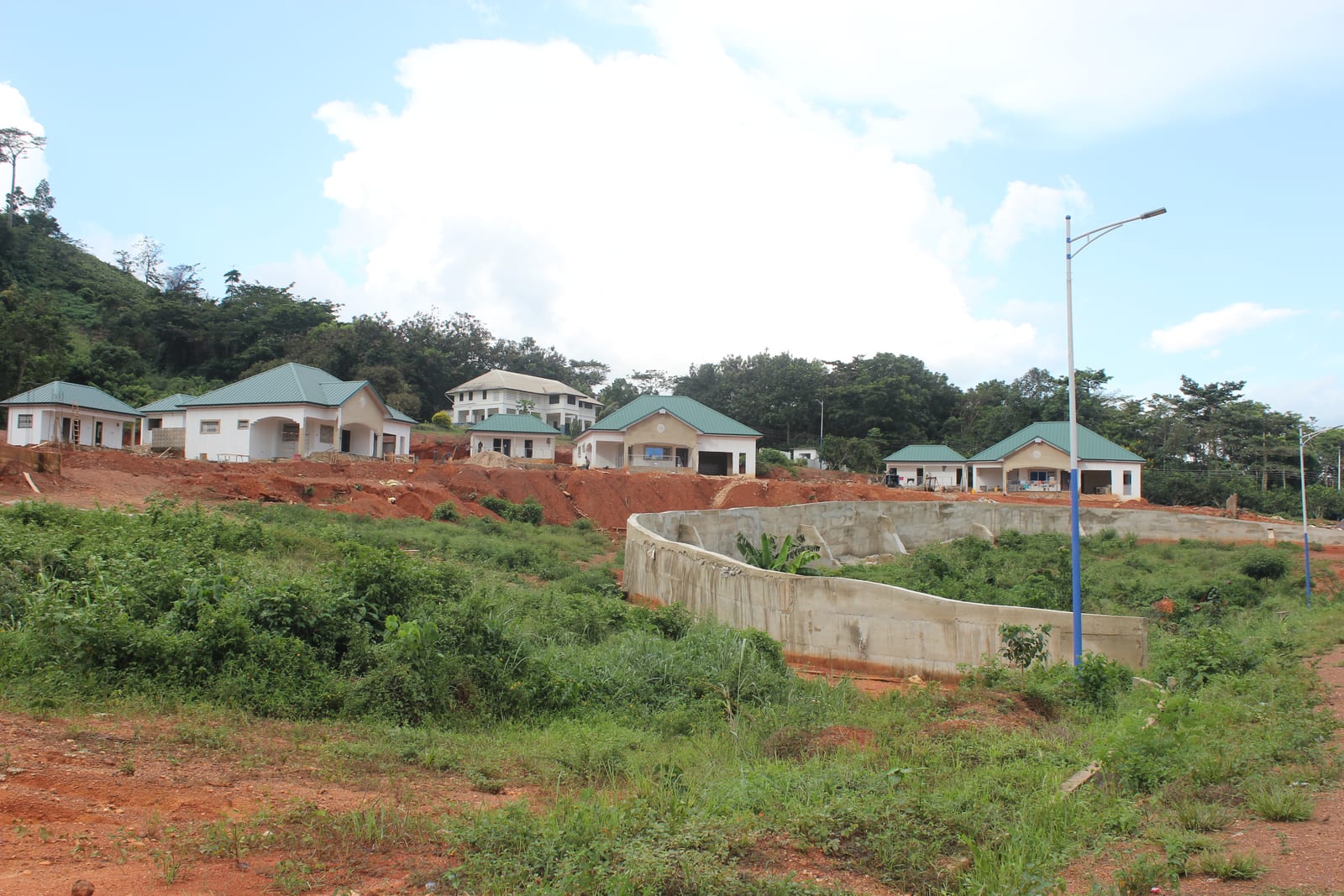 Construction of 3No. Judges Bungalows at Kyebi