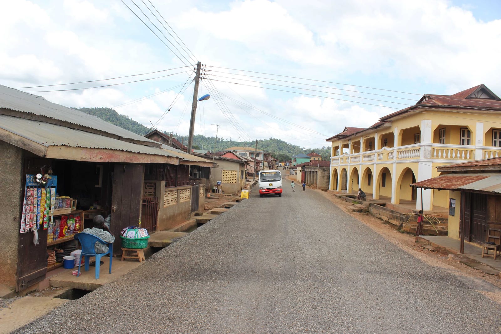 Construction And Extension of Apedwa Town Roads 8.00Km