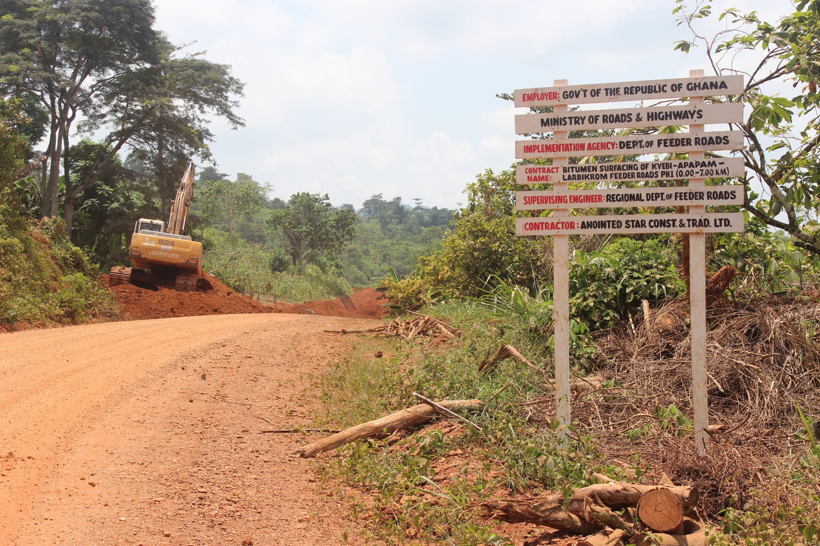 Bitumen Surfacing of Kyebi Apapam-Larbikrom Road