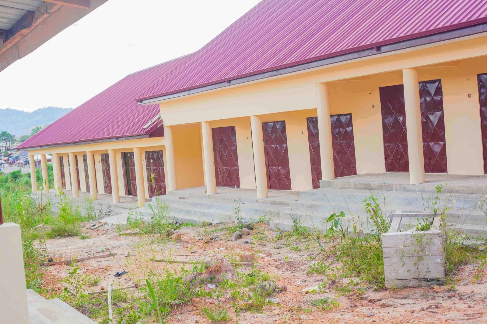 Construction of 2No. 24 Unit Market Stalls At Bunso