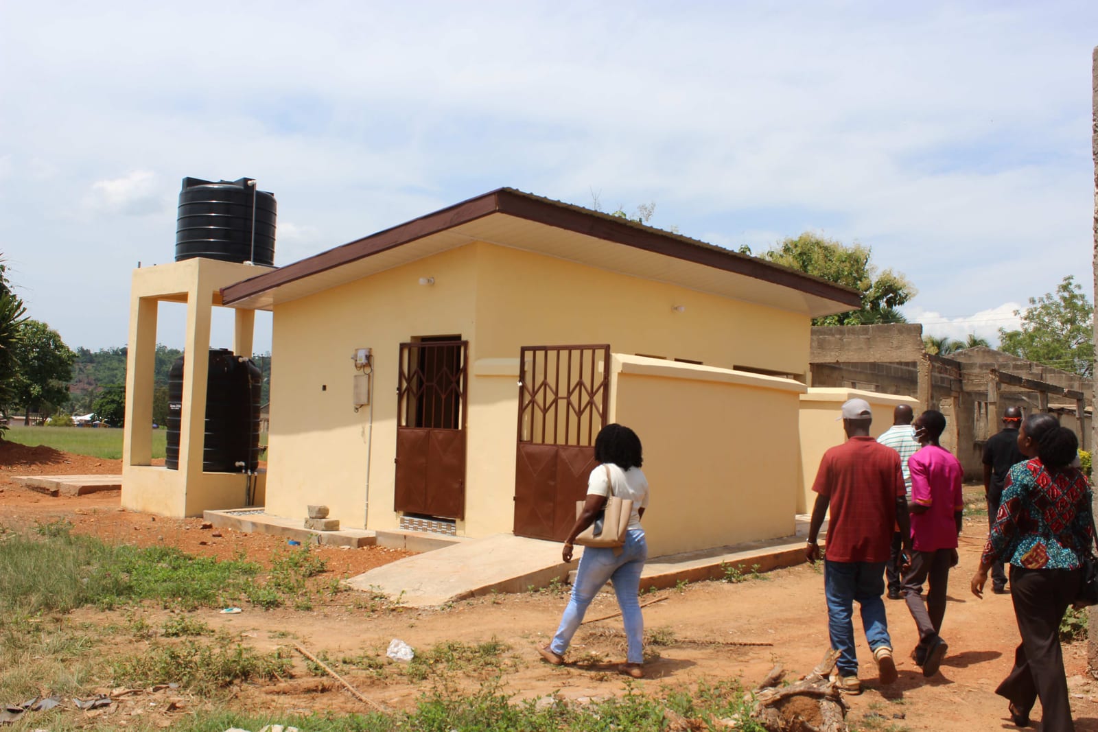 1No. 6 Seater Water Closet Toilet Facility at Akyem Adukrom