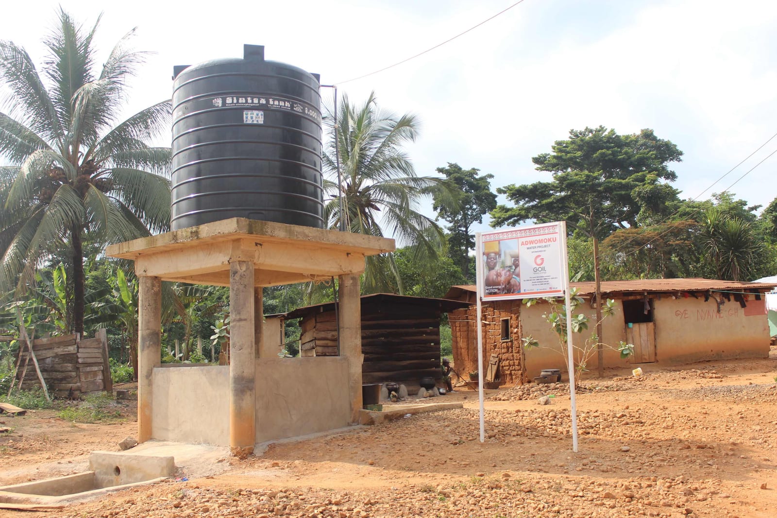 Construction of Adwomoku Water Project