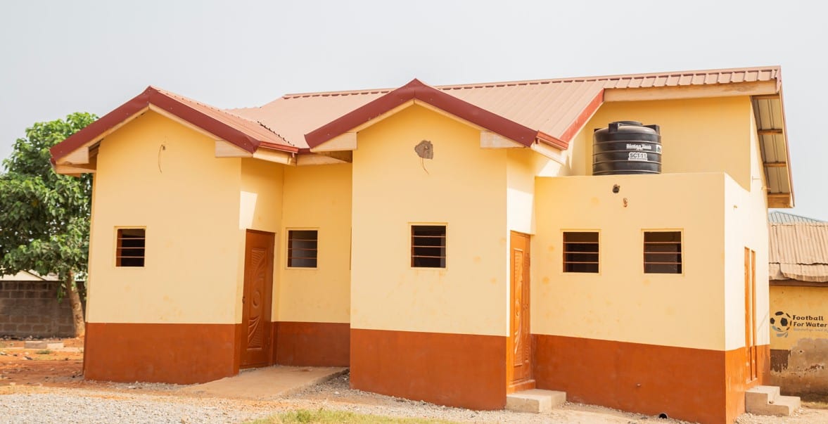 12-Seater W/C Toilet with Mechanized Borehole at Kaneshie Bishop School