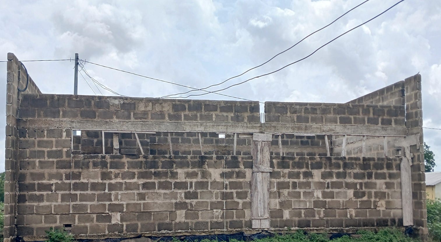 10 Seater Water Closet Toilet with Shower Facilities at Akplabanya