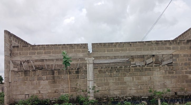 10 Seater Water Closet Toilet with Shower Facilities at Nakomkorpey
