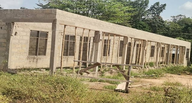 1No. 3-Unit Classroom Block with Ancillary Facility at Amanorkrom