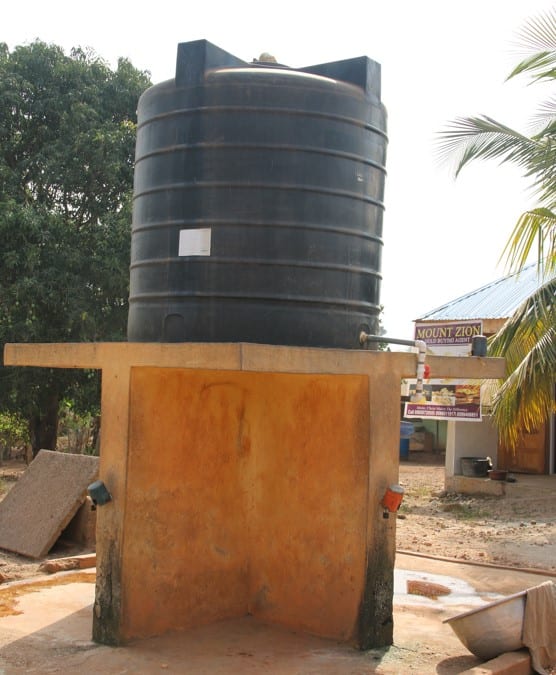 1No. Mechanized Borehole with Overhead Tank at Adomunu