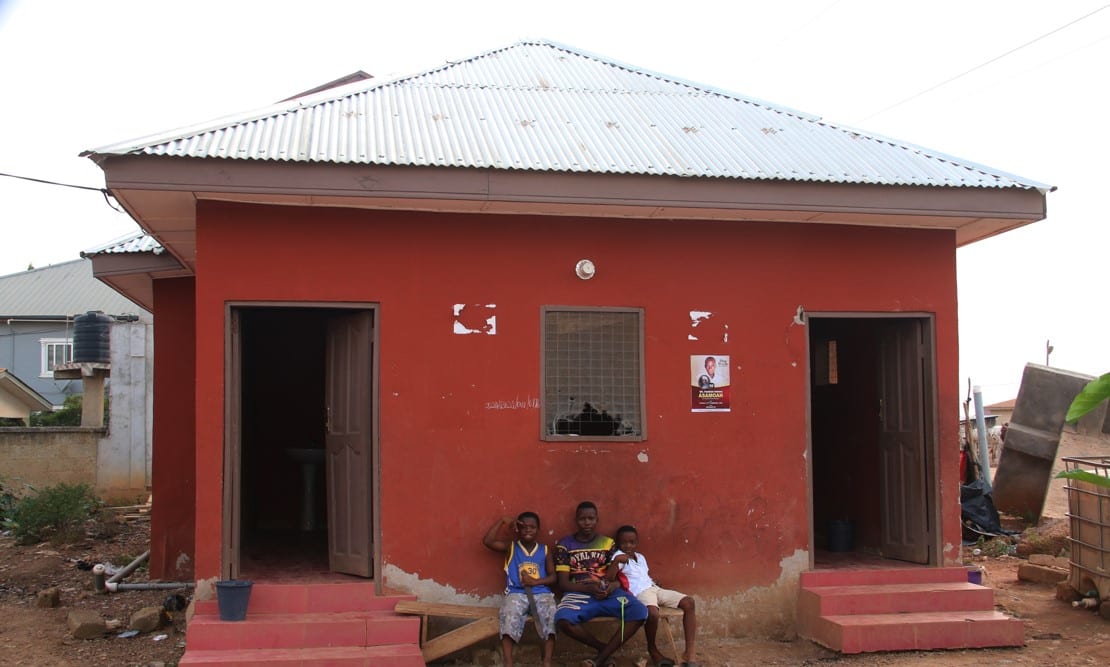 Construction of 16-Seater W/C Toilet Facility with Mechanized Borehole at Kyekyewere