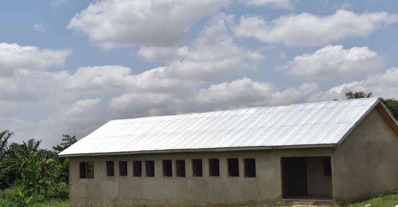 20-Seater Water Closet Toilet Facility with Bath at Aduman Girls' SHS