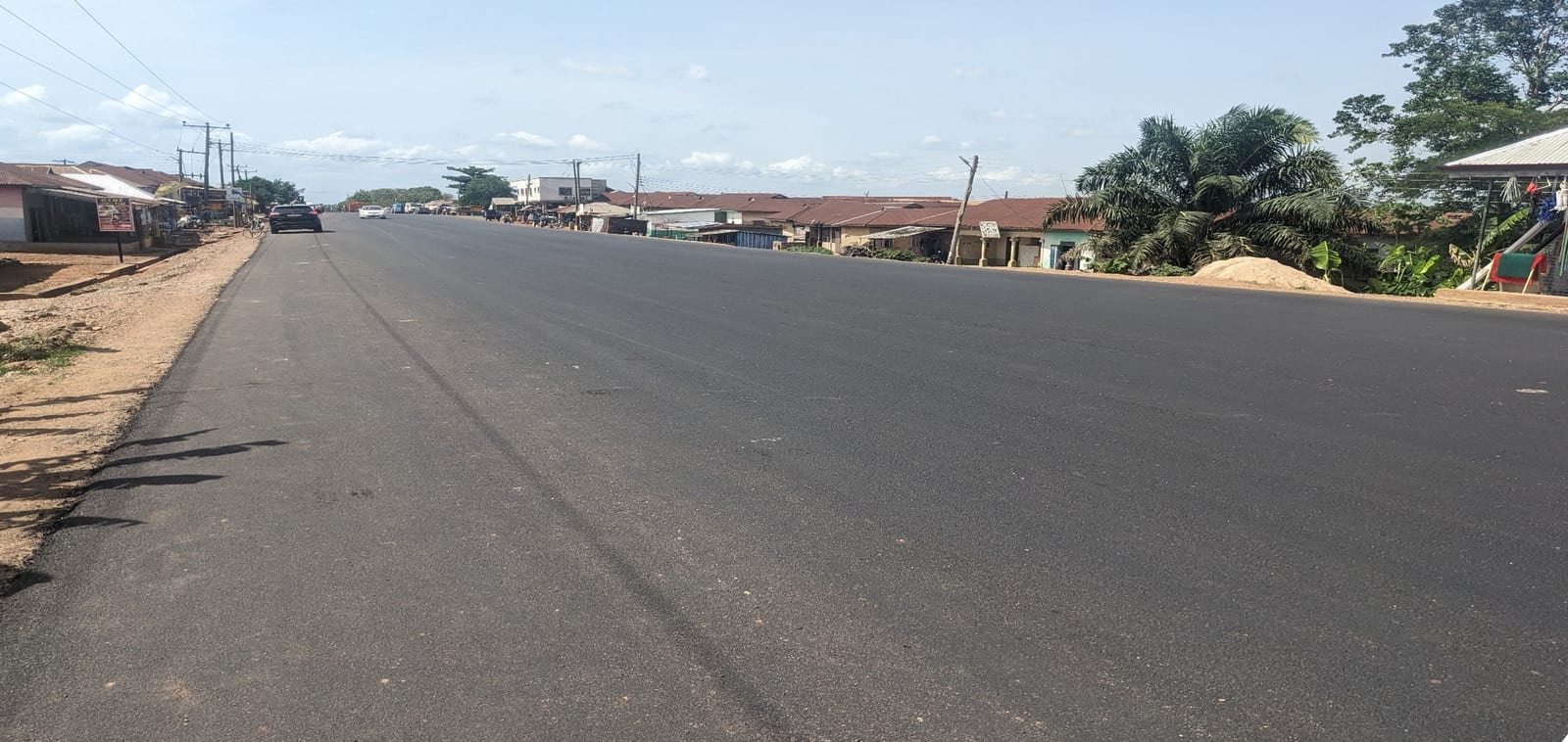 Asphalting of Adugyama Town Roads