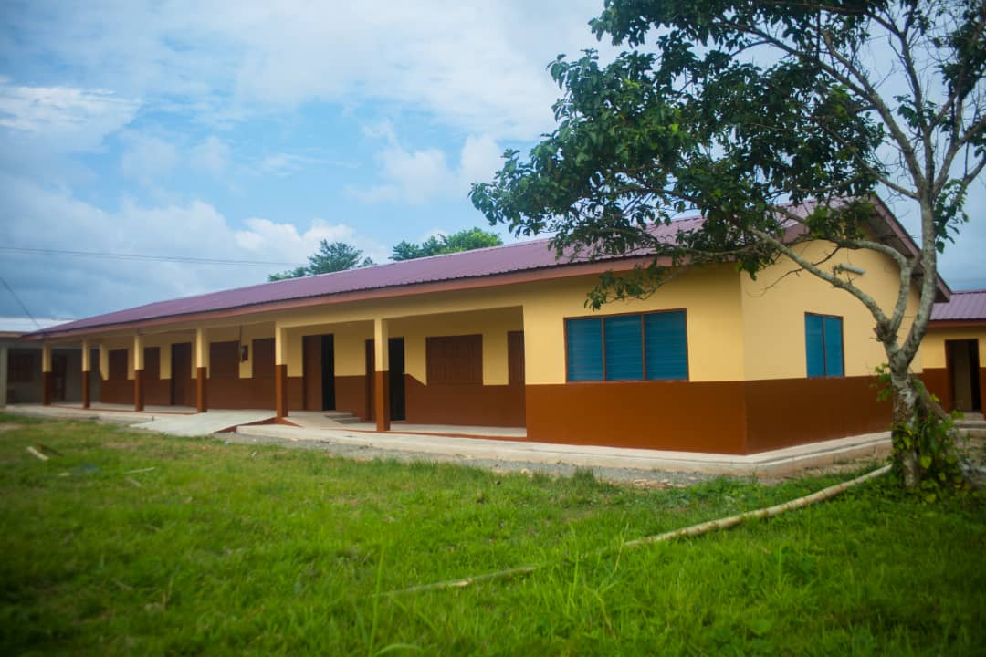 Construction of 1No. 3-Unit Classroom block, office & store, 4 Seater WC with Borehole at Akwidaa MA Basic