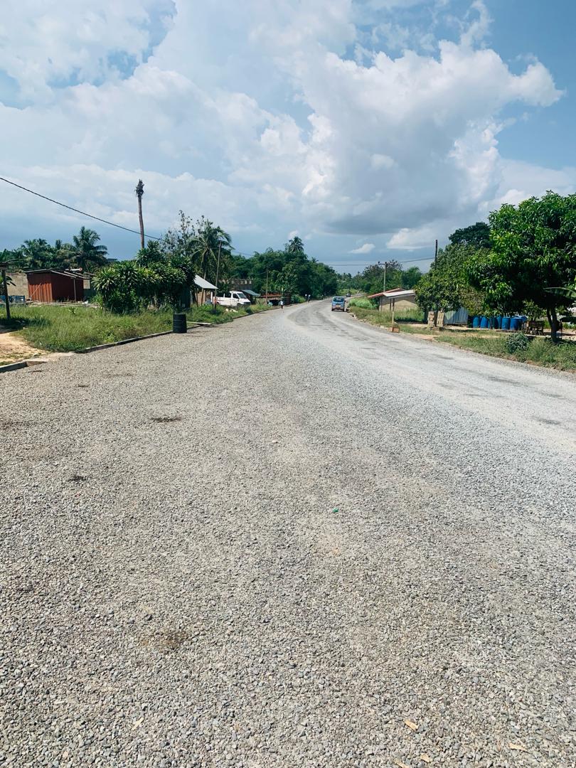 Construction of Ankyernyin  junction-Egyam Road