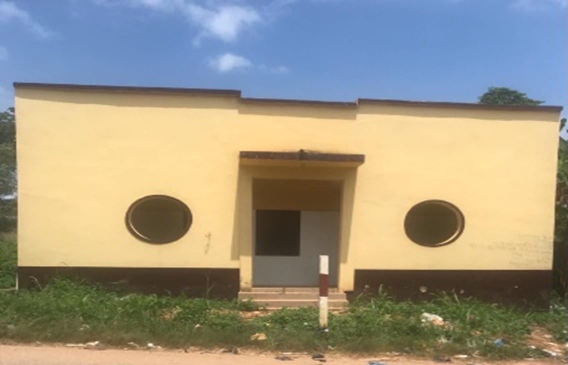 10-Seater Community/Institutional W/C Toilet Facility at Abaasa Secondary Technical