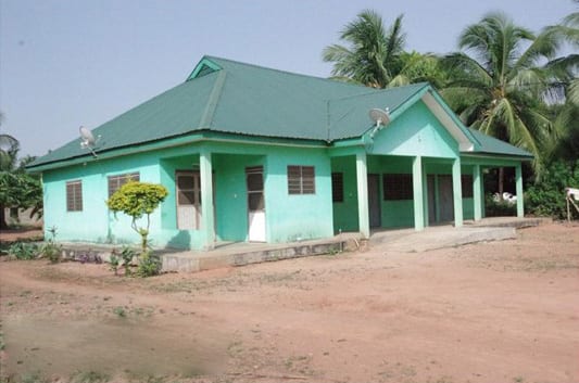 Construction  of CHPS compound at Atidzive