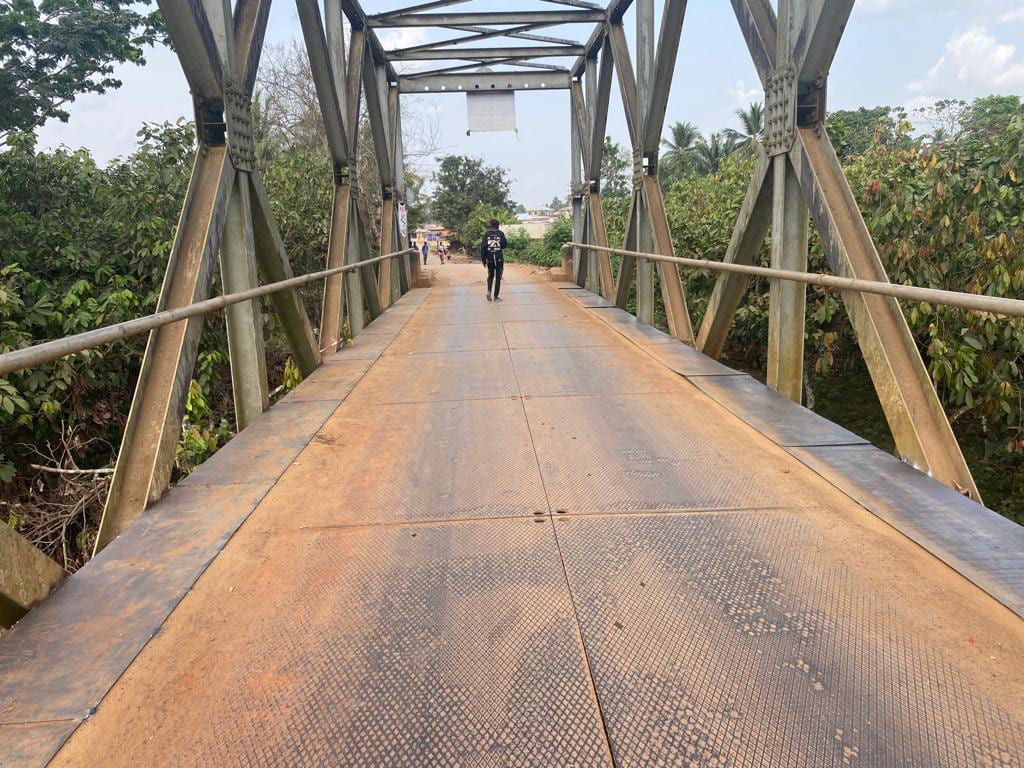 Maintenance Works on Akrofuom -Okyerekrom Steel Bridge