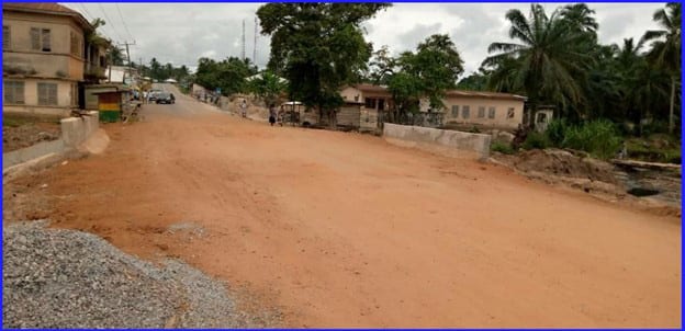 Construction of Bridge at Akokoaso