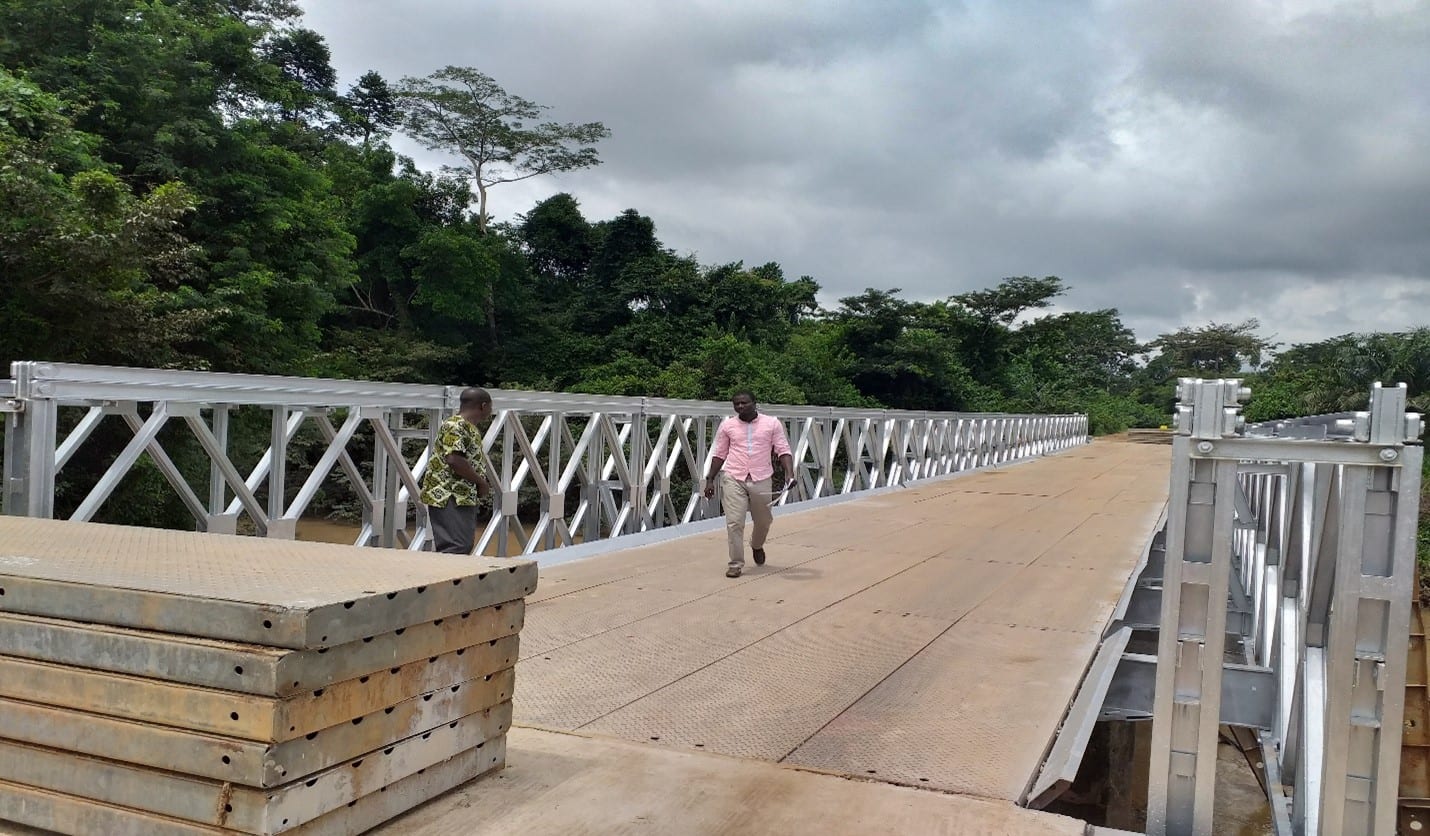 Construction of Brigde linking Paawudu and Ashanti region