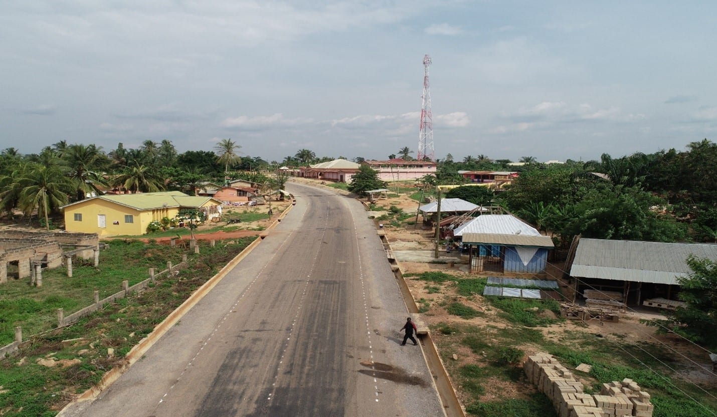 Construction of road from Chia to Akokoaso