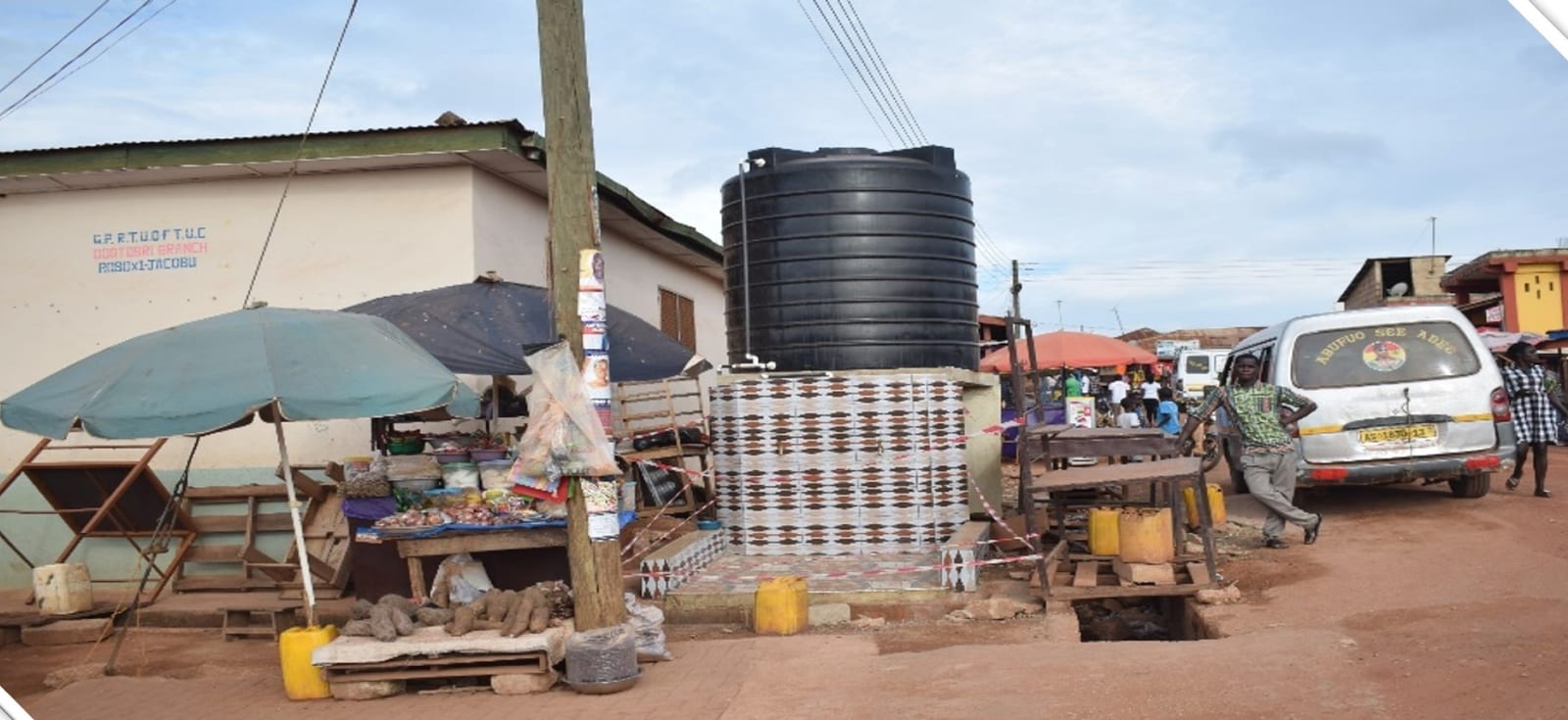 Extension of Running Water to Jacobu Market and Lorry Park