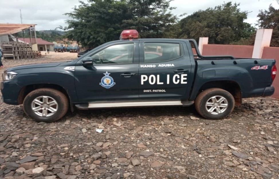 Provision of Double Decker Pickup to Amansie South District Police Command at Manso Adubia