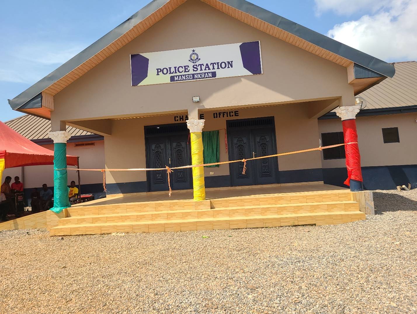 Construction of Police Station Station at Manso Nkran