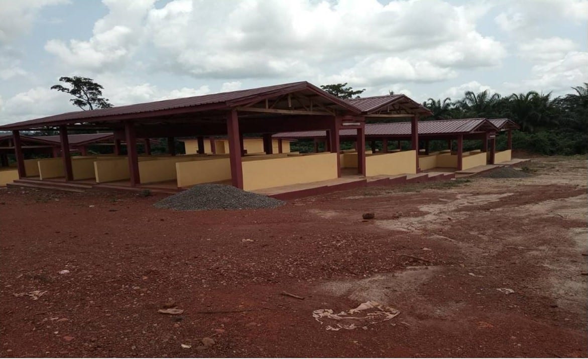 Construction of Market Stalls at Manso Kumpese