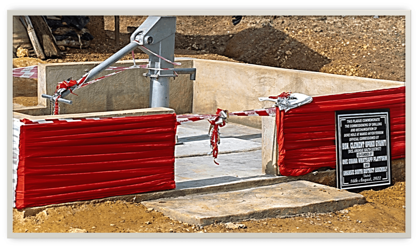 Drilling and Mechanization Borehole at Akyekyerekrom