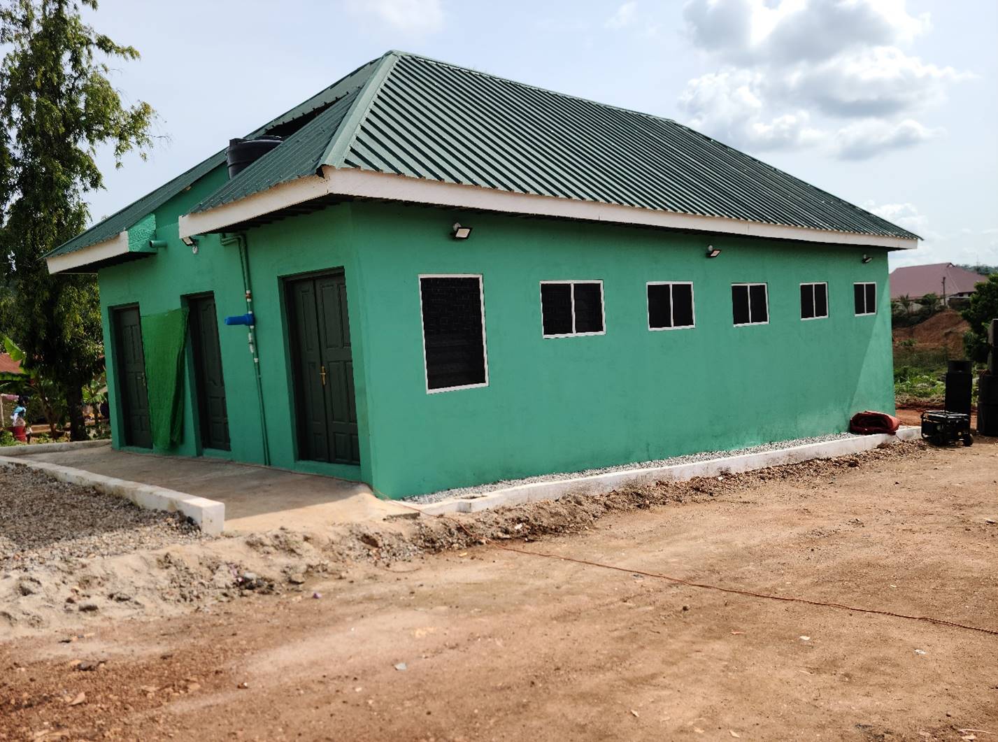 Construction of 24-Seater W/C Toilet Facility at Manso Aponapon