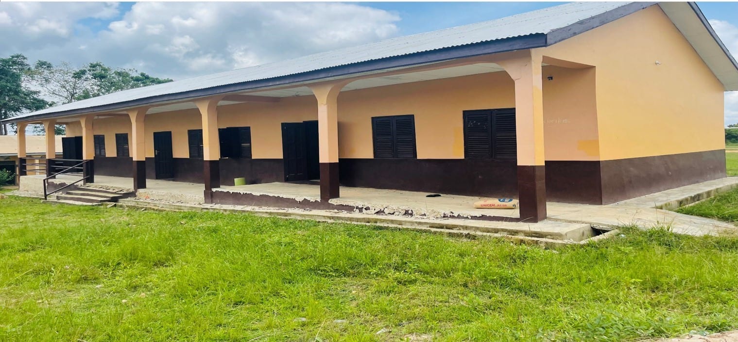 Construction and Furnishing of 1No. 3-Unit Classroom Block with Ancillary Facilities at Antoakrom