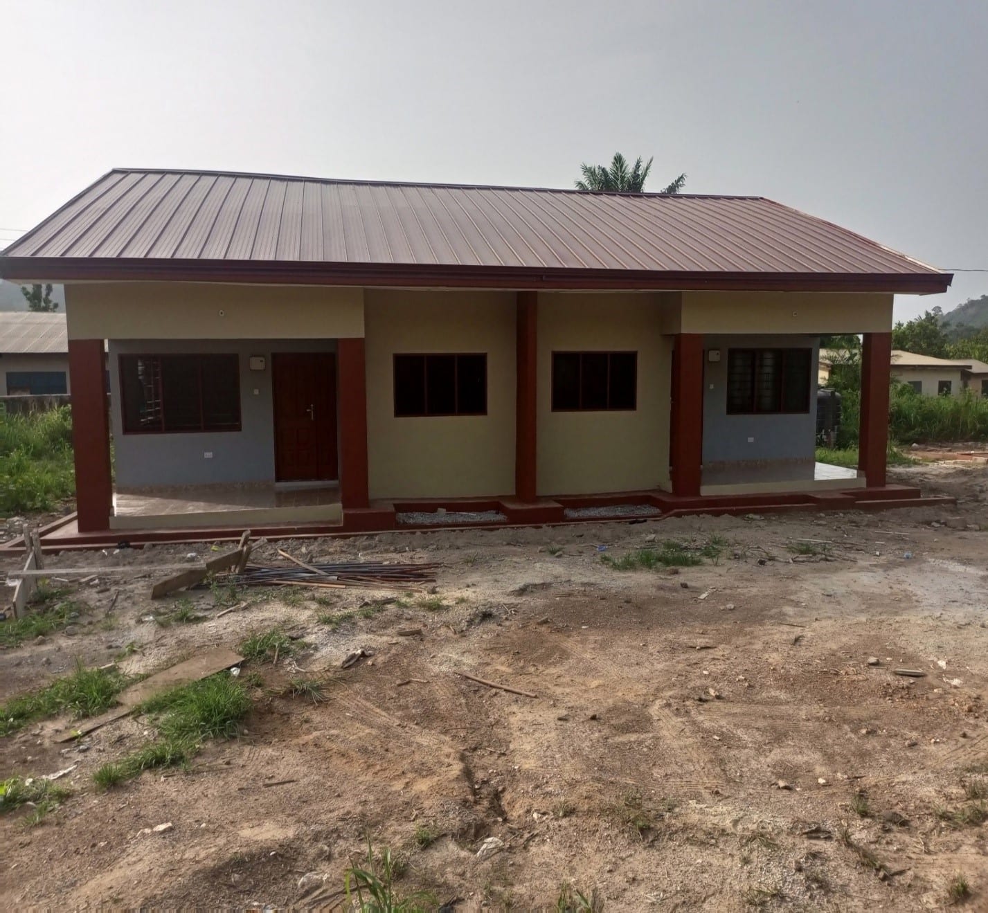 1No. 2-Unit Semi-Detached Quarters for Ghana Immigration Service Staff at Manso Nkwanta