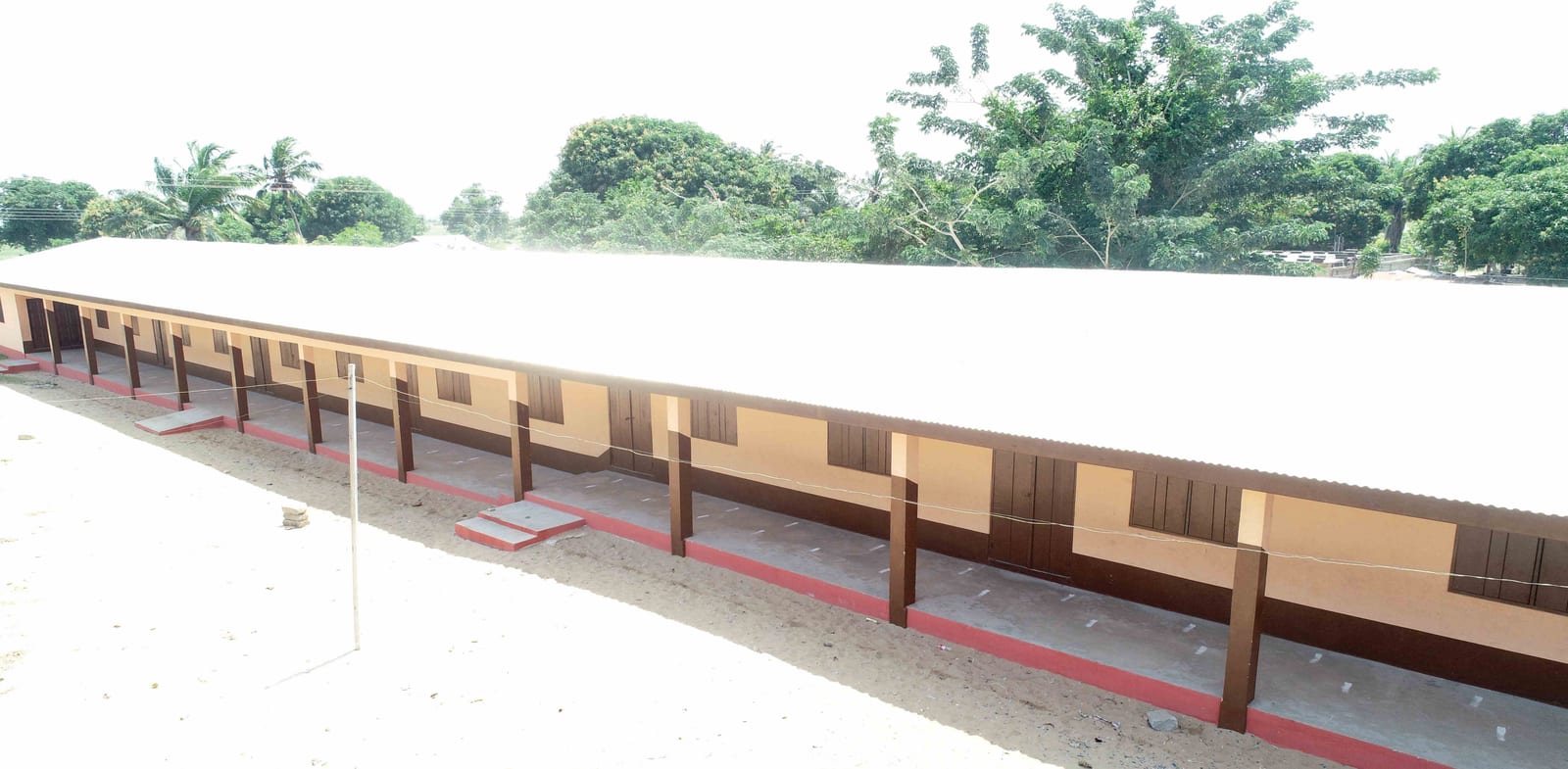 Construction of 1No. 6 Unit classroom block, Office, and 2-Seater WC Toilet Facility at Agorve