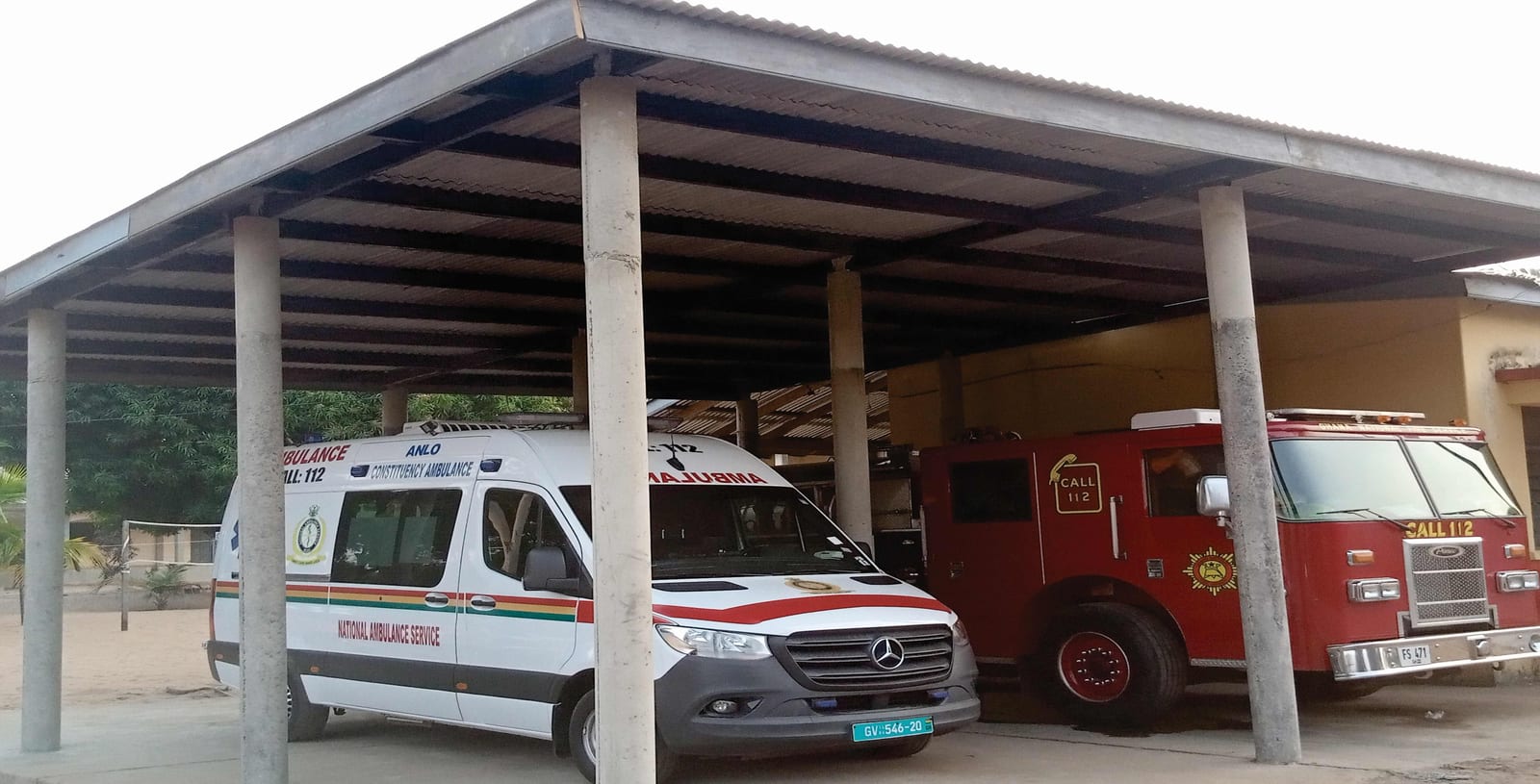 Renovation of Fire Tender Shed at Anloga Fire Station
