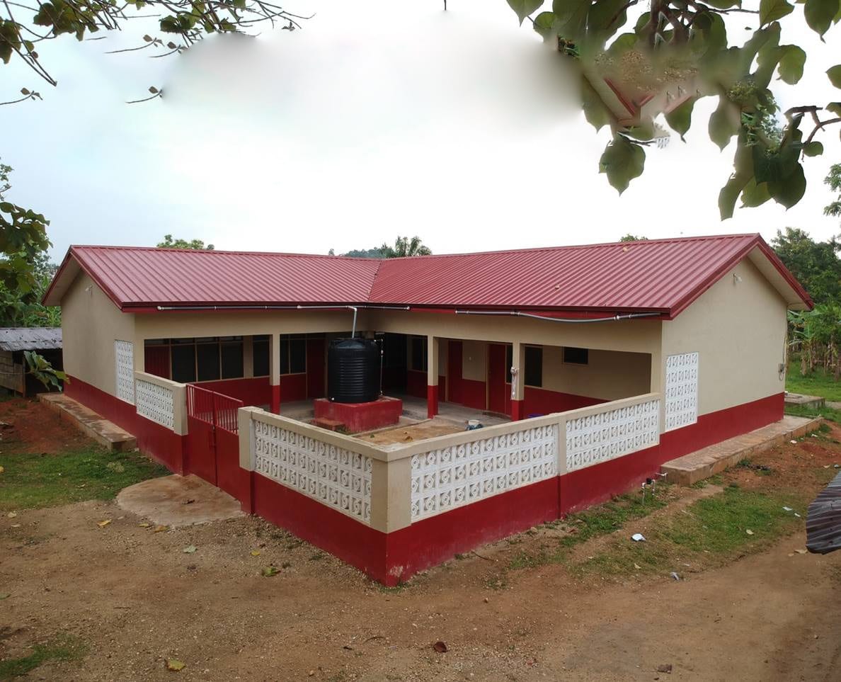 2-Unit KG Classroom Block for Commey School at Enchi