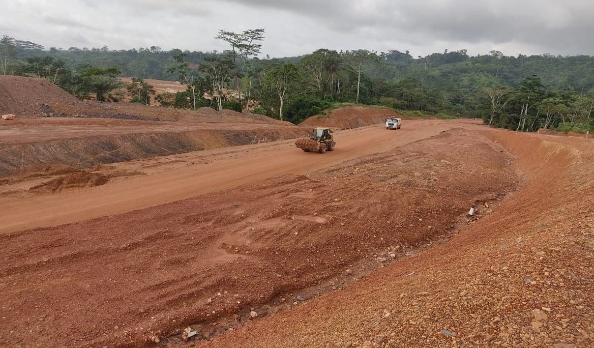 Construction of Enchi-Elubo Road