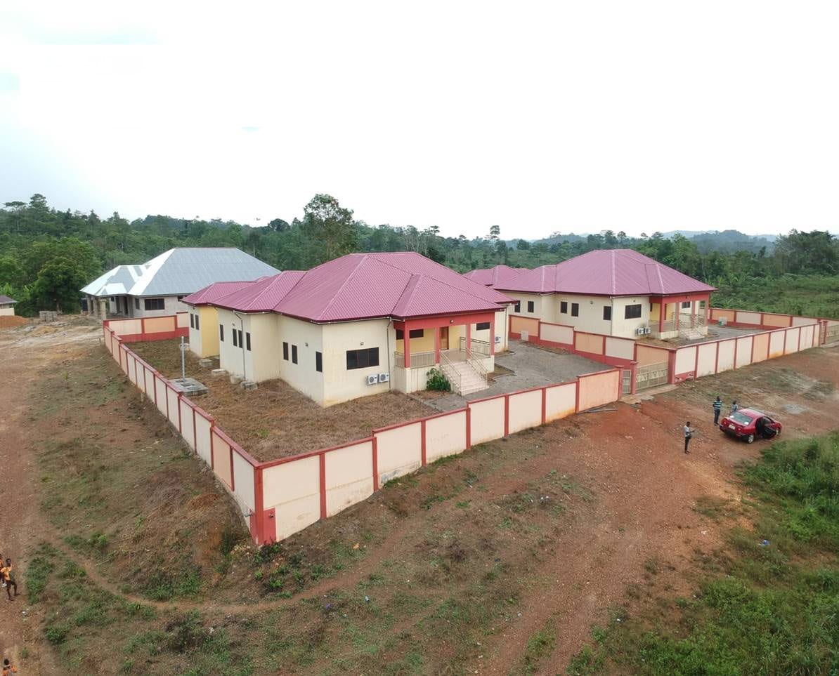 Construction of Decentralised Feeder Roads Senior Staff Bungalow at Adjakaa