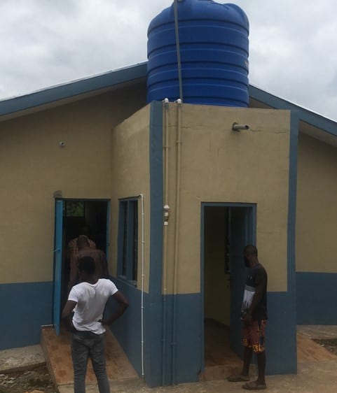 Construction of 1No. 10-Seater Squat W/C Toilet Facility with Mechanized Borehole at Praaso