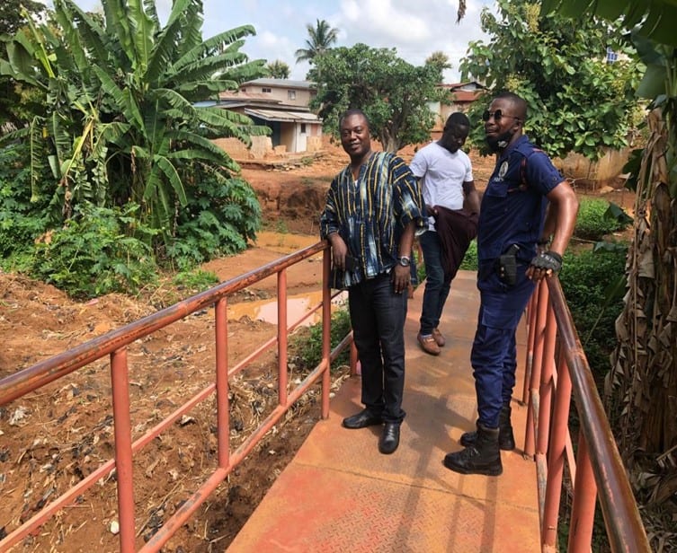 Construction of Footbridge at Agogo Zongo