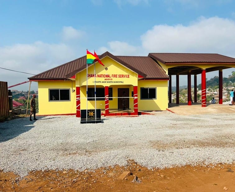 Construction of Fire Station with 4No. Offices, Tender Bay and 2-Seater Water Closet Toilet Facility at Agogo