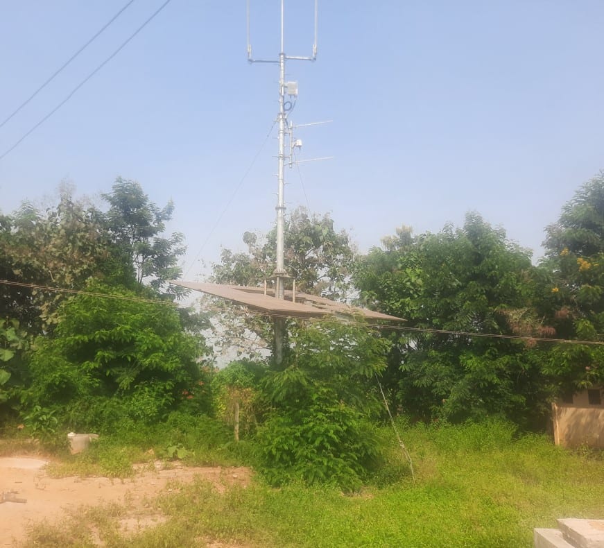 Installation of Telecommunication Mast at Ahyiresu