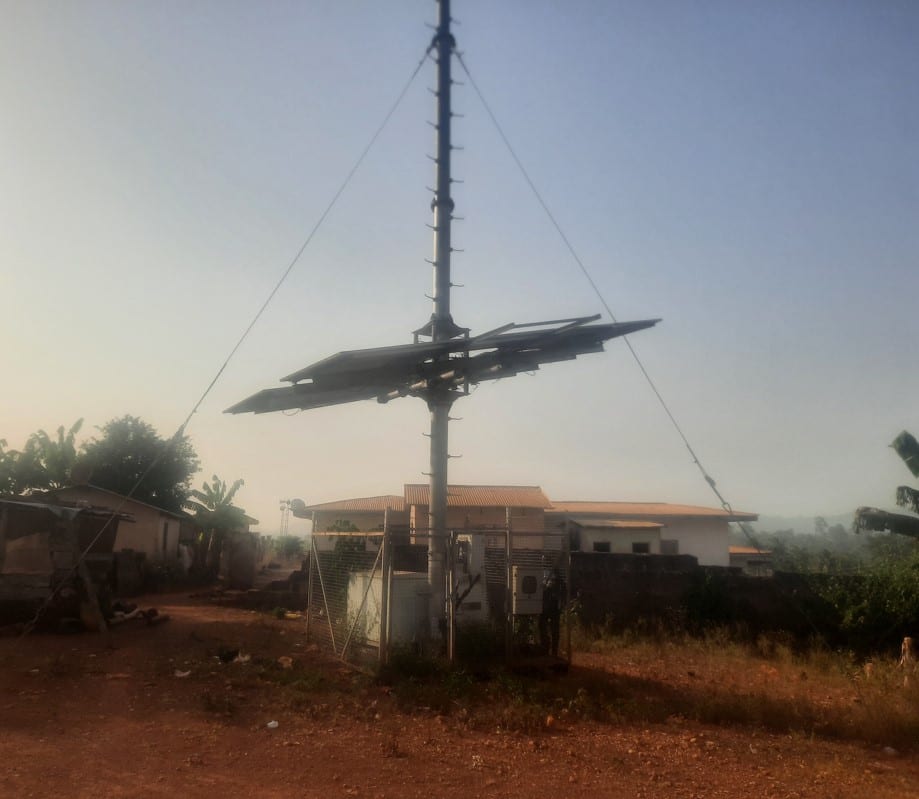Installation of Telecommunication Mast at Dwendwenase