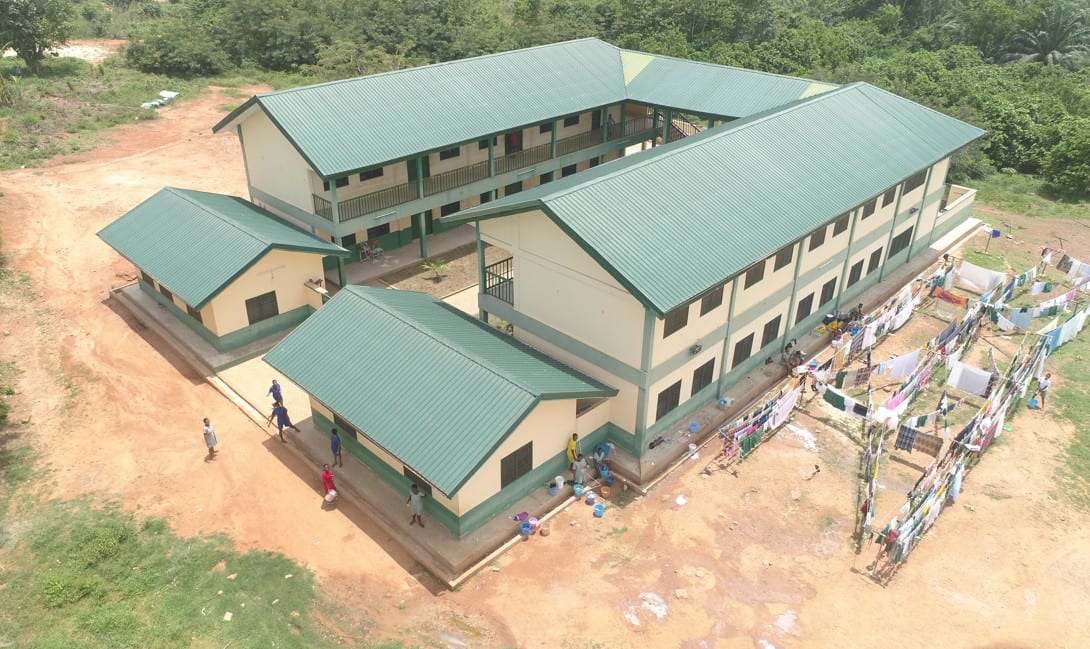 500-Bed Capacity Girls' Dormitory Block with House Mistress' Bungalow at Ofoase SHS