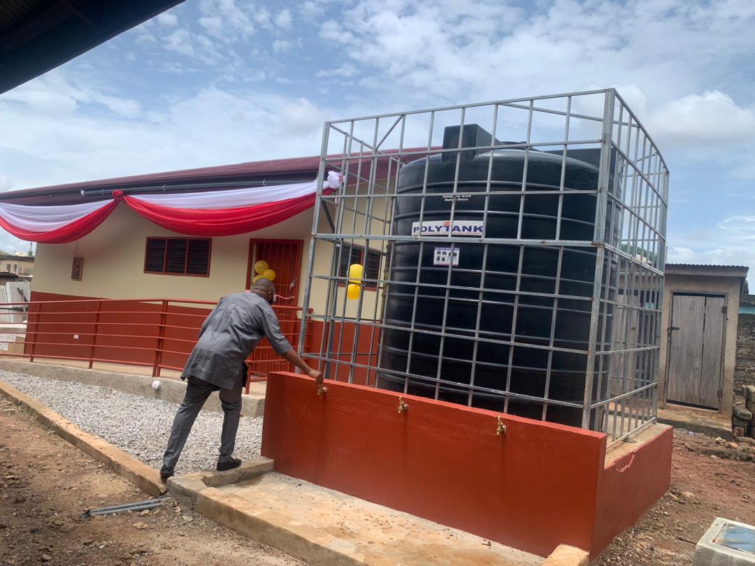 Construction of 9-Seater Institutional Sanitation Facilities at New Aboabo M/A Primary School