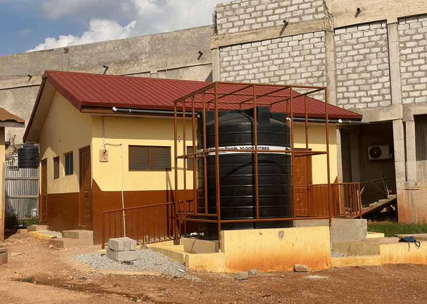 Construction of 7-Seater Sanitation Facility at Kaase KG School