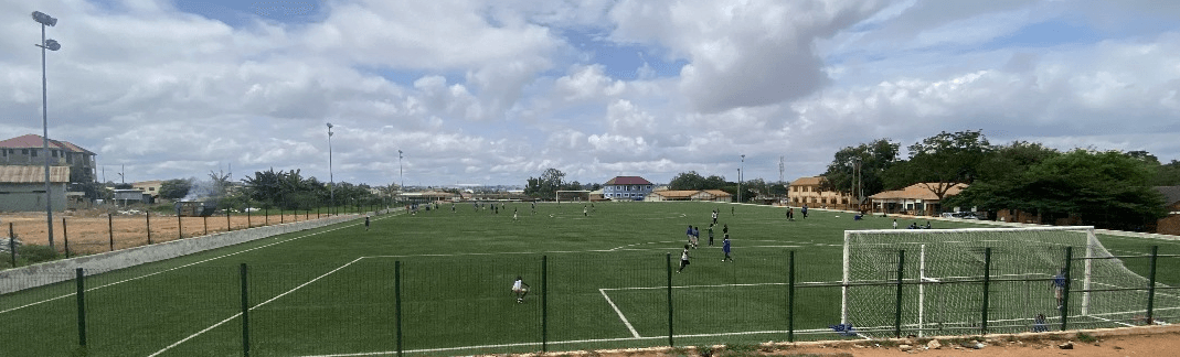 Construction of AstroTurf at Atonsu