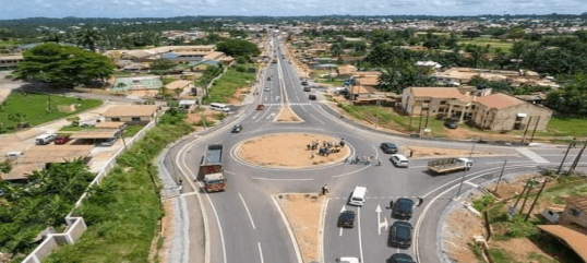 Construction of N-8 Road at Assin Foso