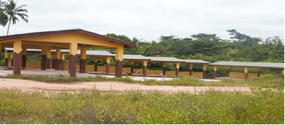 Construction of Open Market Shed at Assin Wurakese