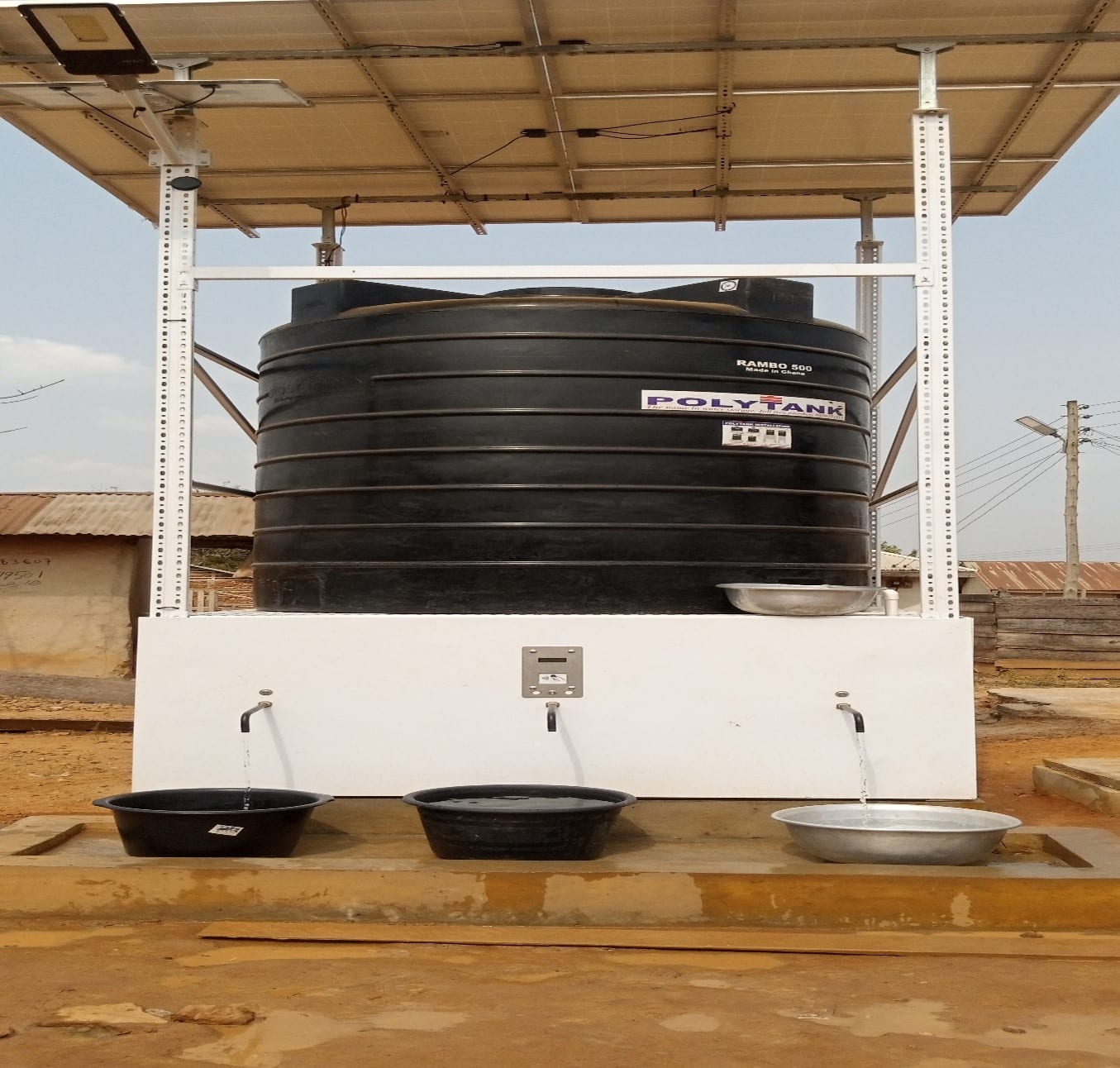 Rehabilitation and mechanization of 7 No. boreholes (Maji Kiosk) at Adwumam