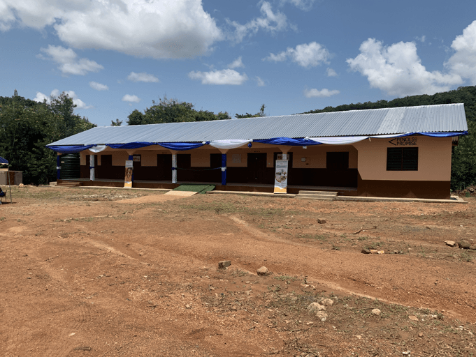 3-Unit Classroom Block with Office at Akwamufie